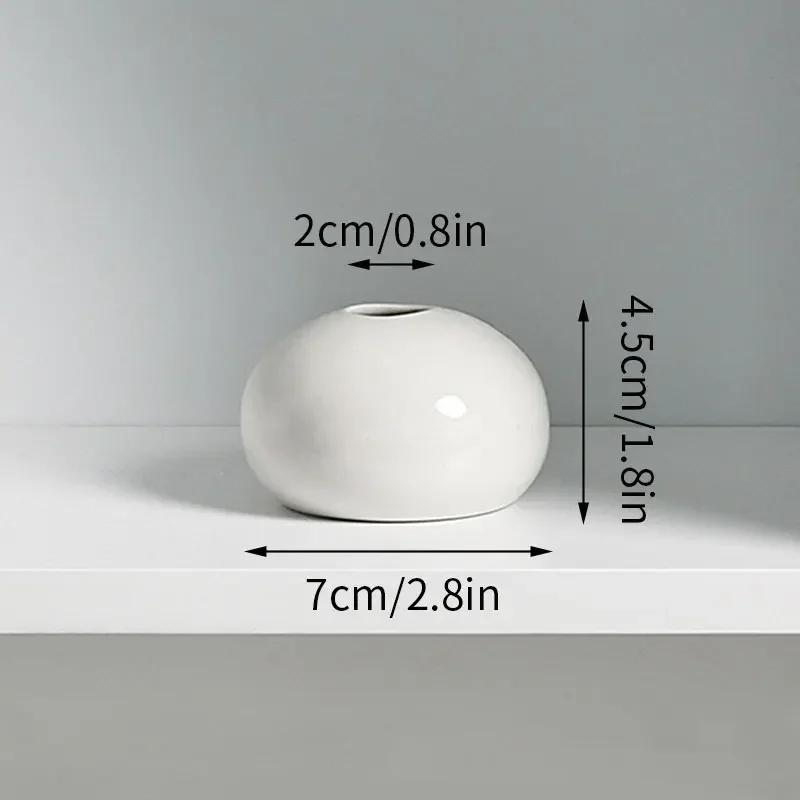 

Красочная керамическая ваза, бутылка для цветов, ваза для цветов, вазы для украшения гостиной, мини, однотонная, гидропонная бутылка, декор комнаты