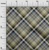 oneOone Cotton Flex Beige Fabric Check Sewing Craft Projects Fabric Prints by Yard 40 Inch