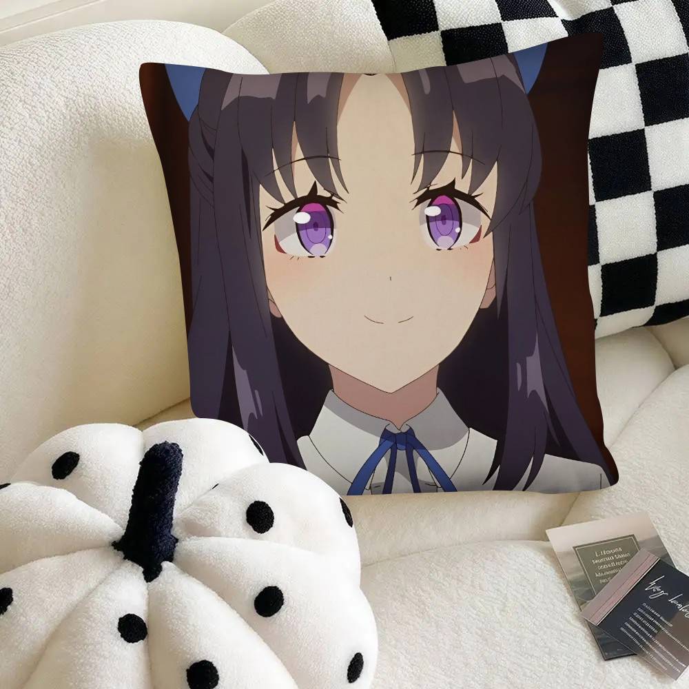 Anime Farming Life In Another World Pillow Case Fashion Square Pillowcase Bedroom Sofa Room Ins Decoration Leisure