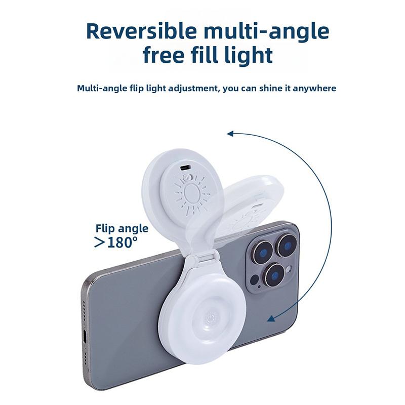 Mobile Phone Magnetic Filling Light Selfie Beauty Light Mobile Phone Filling Light Portable Mini Magnetic Bracket