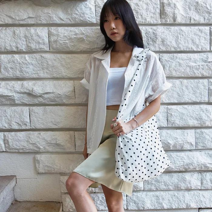 Siena Dot Bag_Ivory