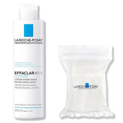 Effaclar K+ Toner 200ml + 30 Vegan Cotton Pads, 1 Set