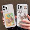 Card Slot Holder Silicone Wallet Pocket Case For Samsung S25 S24 S23 Ultra Xiaomi Redmi Note 13 12 11 iPhone 17 16 14 Pro Max Cover Clear Phone Bumper