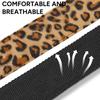 Guitar Strap Leopard Print Flocking Guitar Strap with Microfiber Leather Ends Compatible with Guitars Guitar Accessory [Amumu]