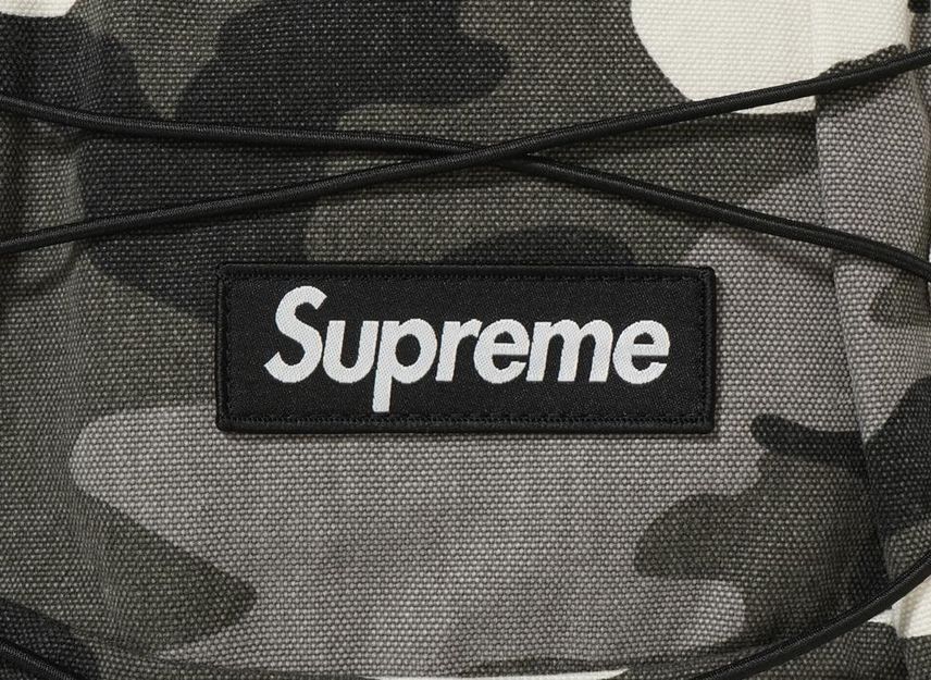 Supreme Sac à dos 25SS Camouflage Neige