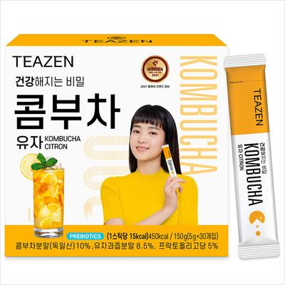 Teazen Kombucha Citron, 5g, 30ea