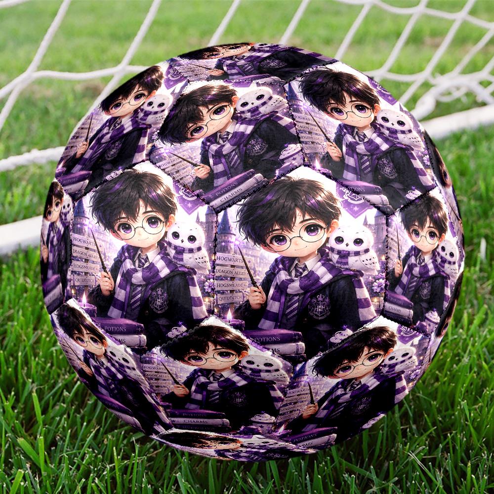 Harry Potter Theme Size 5 Soccer Ball, Suitable for Both Indoor and Outdoor Matches, a Gift Suitable for Everyone.