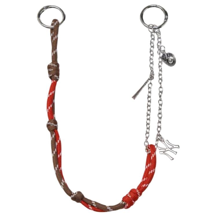 MLB Polyester Keychains Unisex Brown 3AETS016N-50BRS