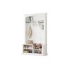 Entrance Furniture - MUVOE - Coat Rack Kit - 3 Hooks - Open Storage - White