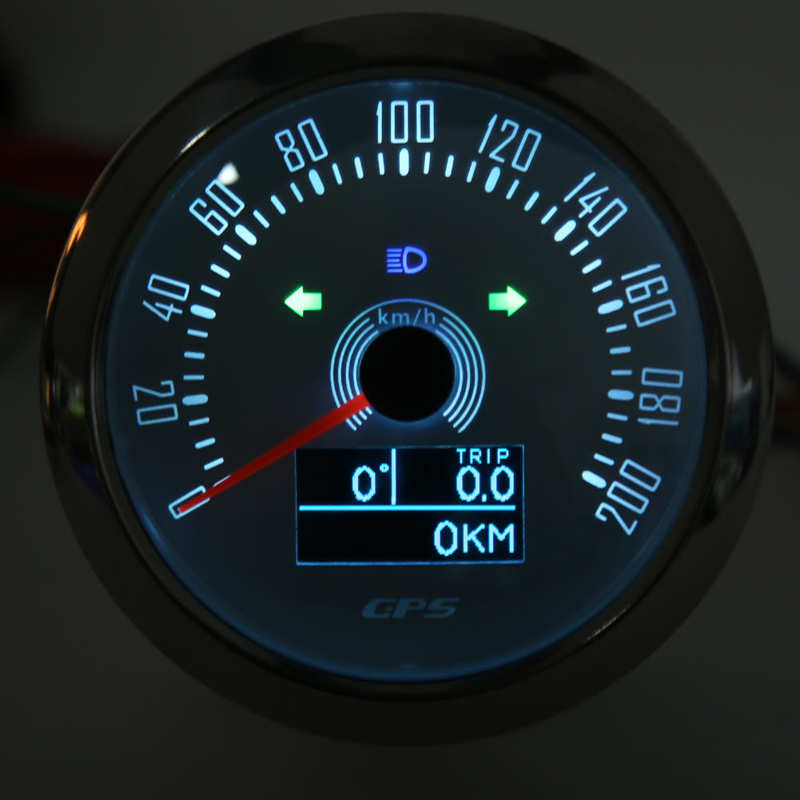 Speed Gauge GPS Speedometer 85mm for Car RV Marine Boat