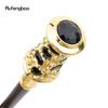 Black Artificial Diamond Walking Cane Fashion Decorative Walking Stick Gentleman Elegant Cosplay Cane Knob Crosier 93cm