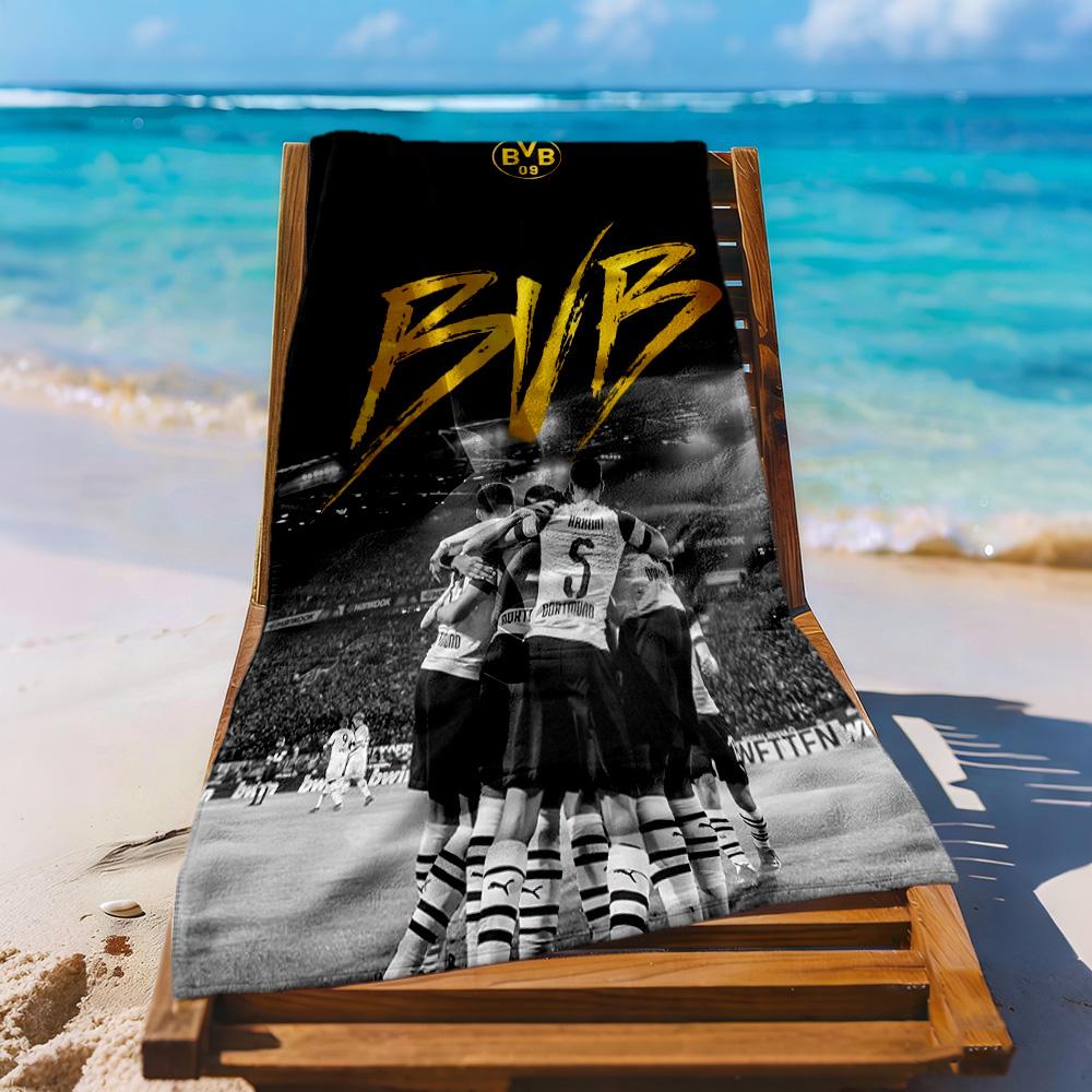 Borussia Dortmund Beach Towel High Absorbency Quickdry Comfortable Lightweight