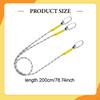 Safety Harness Lanyard with Carabiner for Climbing Outdoor Activities Caving Single Hook