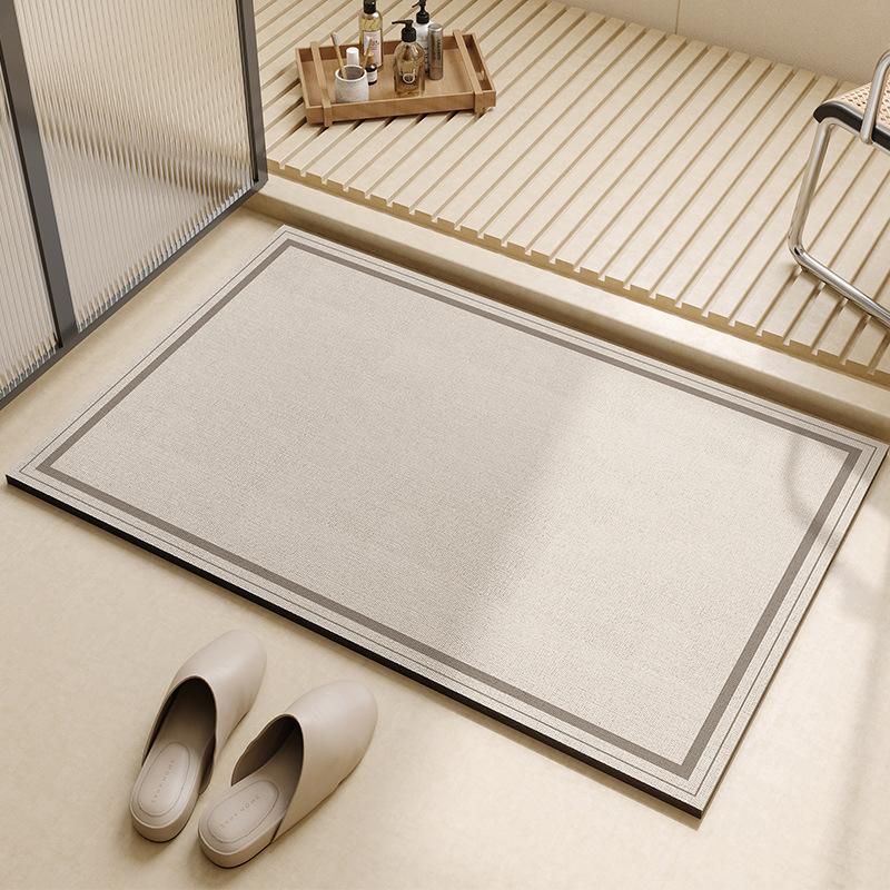 

Коврик для ванной Нескользящий Супервпитывающий Ковер для ванной Сушка ванны Напольные коврики Коврик для прихожей душевой комнаты Туалетный коврик 40X60cm