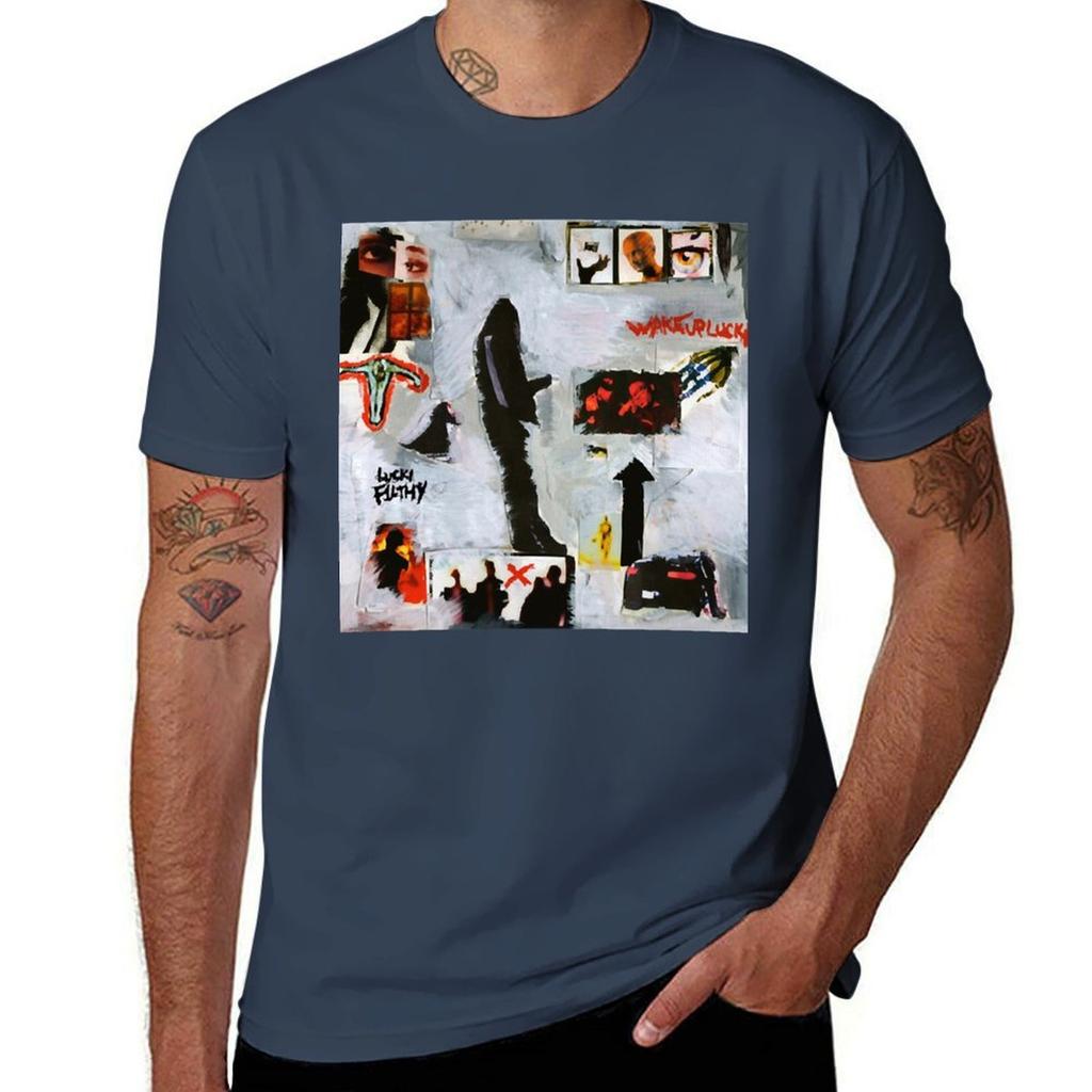 Street Paint Lucki Wake Up Lucki Tshirt Casual All Match Tee Shirt For Unisex