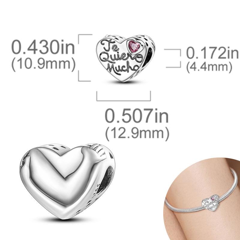 Charms Beads Silver Plated Heart Butterfly Avocado Charms Fit Original Charm Bracelet DIY Women Jewelry
