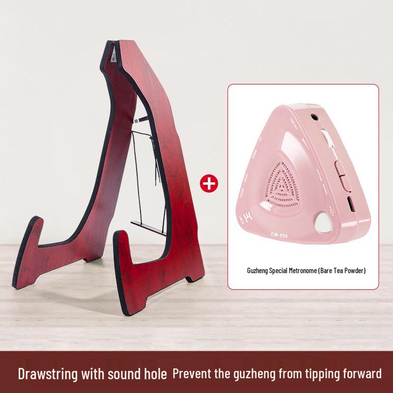 Vertical Folding Guzheng Stand: Ancient Style Floor and Wall Mount