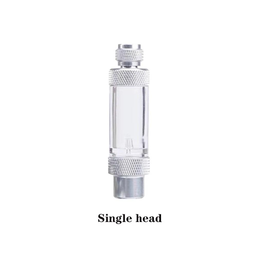 Built-in Check Valve CO2 Bubble Counter Double Head Aluminium Construction CO2 Generator Regulator Easy Installation Single Head