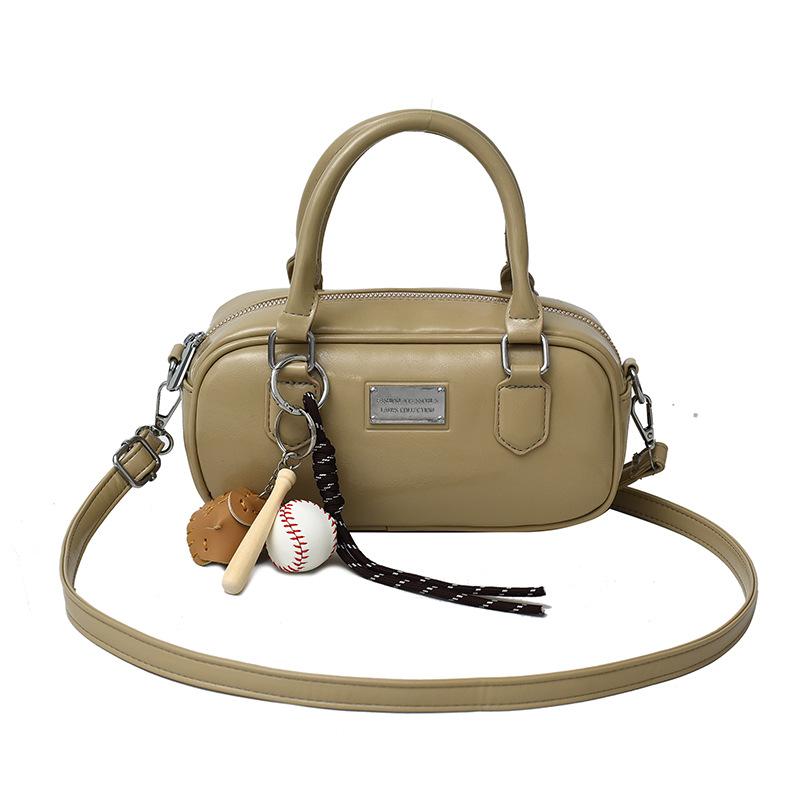 New Korean version niche versatile foreign style portable bowling bag women commute to work advanced sense messenger bag bag