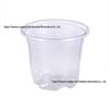 Two-Color Transparent Flower Pot with Lid - Durable, Breathable, Moisture-Retaining Seedling Cup for Heat Preservation