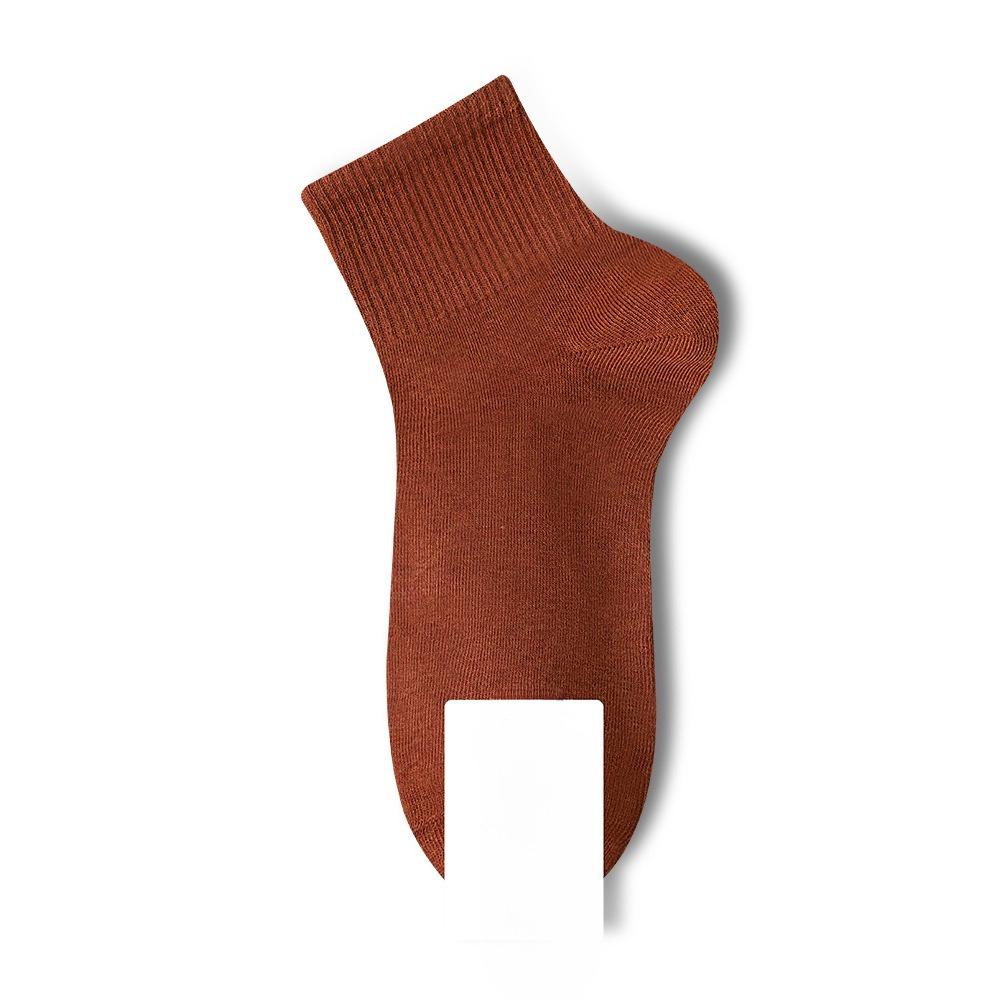 Ladies Autumn and Winter New Cotton Solid Color Boneless Tube Socks