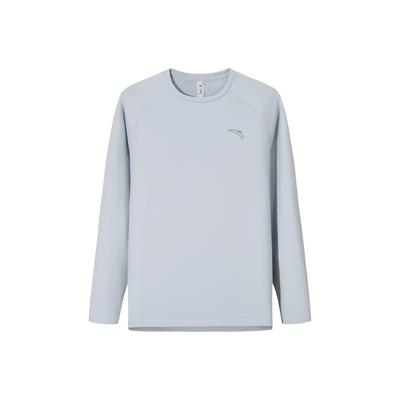 Running Series Solid Color Round Neck Soft Comfortable Versatile Breathable Long Sleeve T-Shirt Men Tops 952545404-1