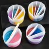 1 Pc Epoxy Silicone Color Mixing Cup Toning Dispensing Cup DIY Craft Casting Tool  Silicone Color Cup Silicone Compartment Cup