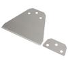 6in Floor Scraper Bit Spring Steel Round Shank 2 Grooves Scraper Chisel Bit for SDS Plus Electric Hammer