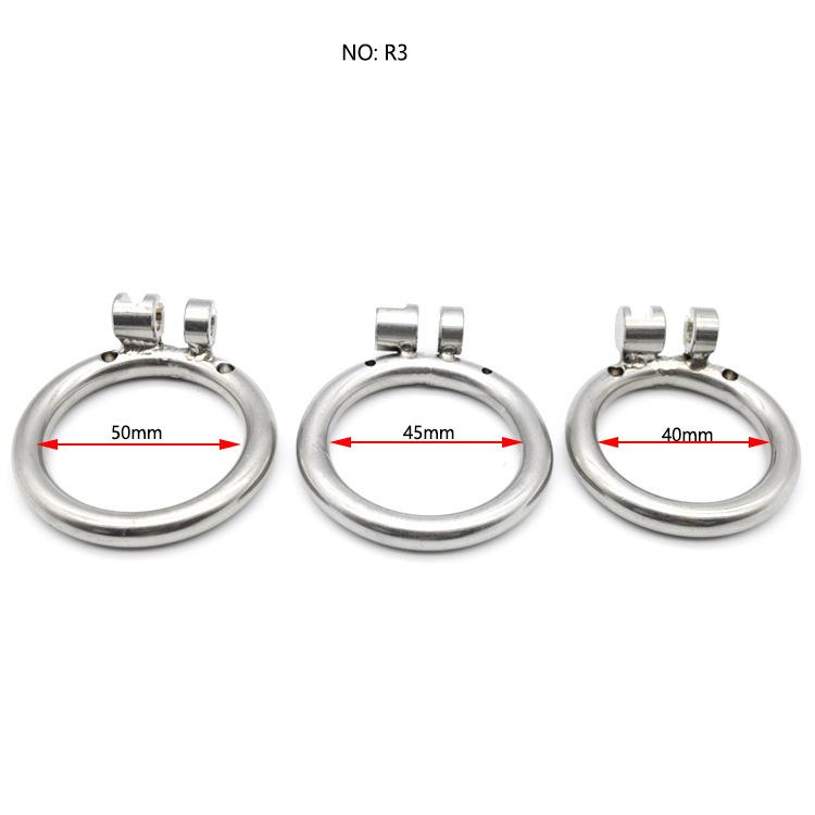 Stainless Steel Male Chastity Device - Long Conduit Lock Belt with 2 Keys Premium Metal Chastity Cage for BDSM Play Wholesale