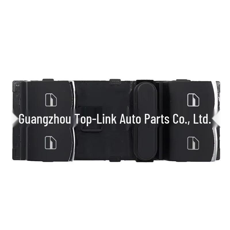 5ND959857: Chrome-Edged Left Front Window Lift Switch for VW Tiguan Accessories