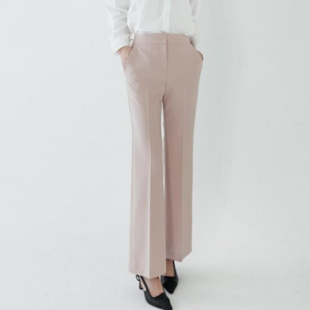 New Arrivals Open Run Pink Slacks Slim Bootcut High Rise Spring Suit Pants
