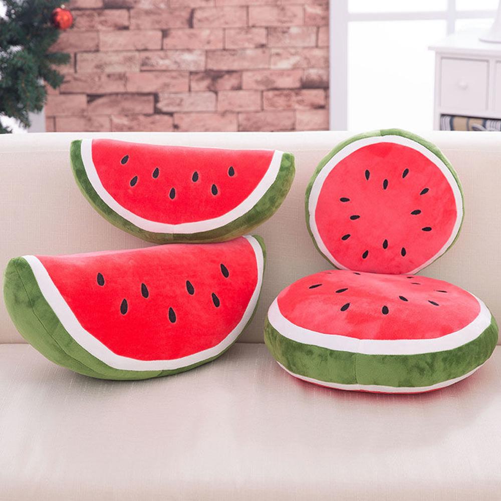 Cute Watermelon Hugging Pillow Comfortable and Hand Feel Gift for Christmas Birthday