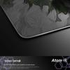 Atom Adam Tempered Photovoltaic Glass Mouse Pad – Smooth, Upgraded FPS Gaming Desk Mat for Office and Home