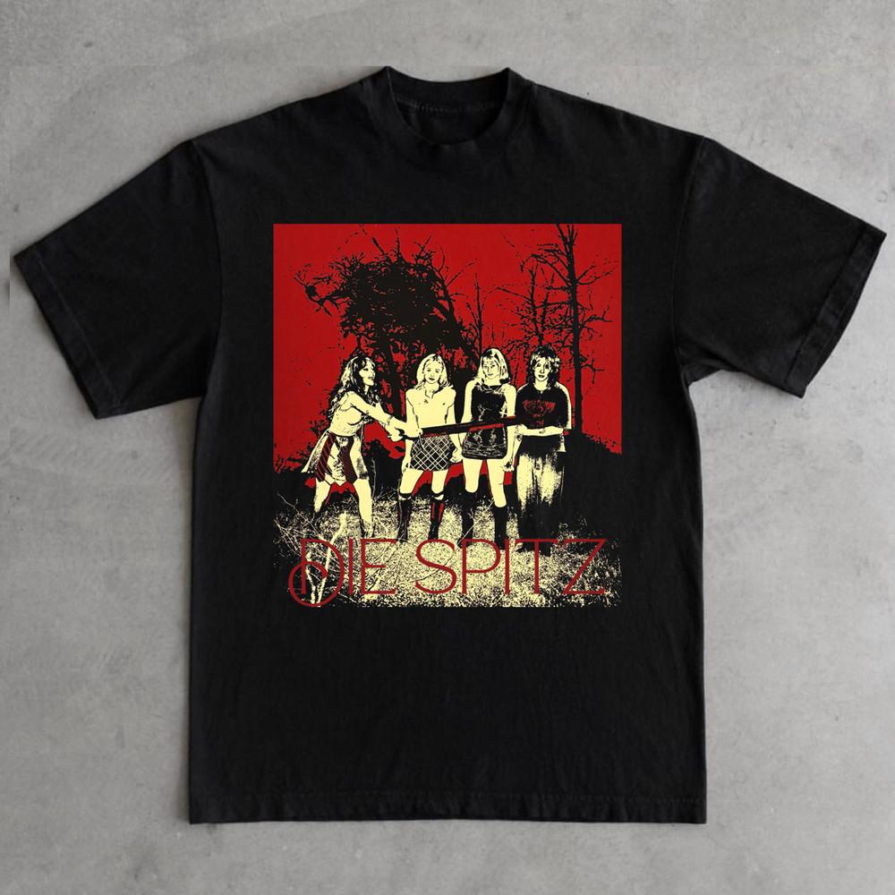 

Die Spitz Band Members Tour T Shirt Black Cotton Unisex S-5XL 2X0036 Unisex T-Shirt L