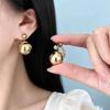 Vintage Round Ball Stud Earrings - Unique Light Luxury Design