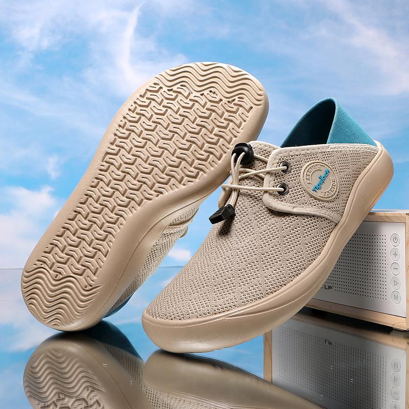 New Men Casual Shoes Breathable Mesh Shoes Designer Sneakers Soft Flat Men Sneakers Luxury Men Loafers Comfortable Driving Shoes