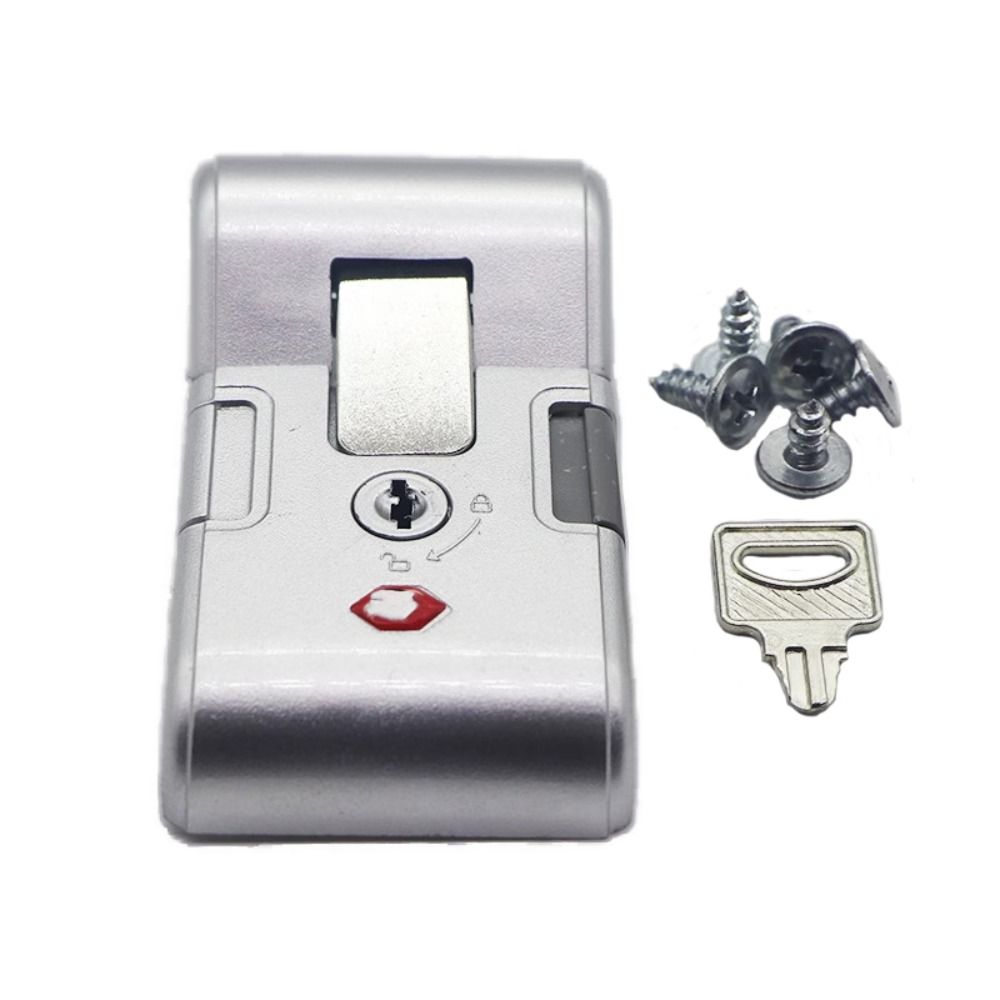 

Черный серебристый чемодан замок пряжка замена дорожная сумка ключ замок портативный багаж замок Paasword silver-key lock