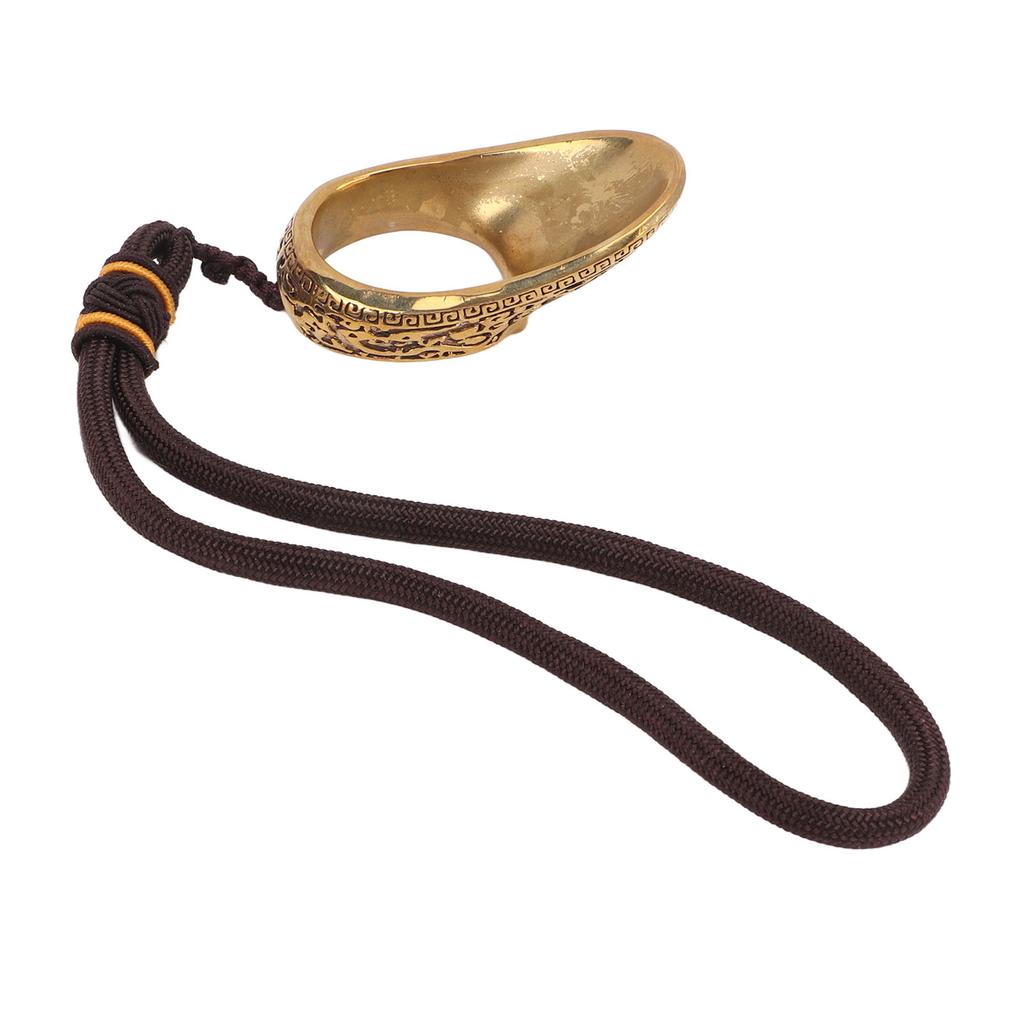 Bogenschießen Daumen Ringe Gute Schutz Gravur Muster Daumen Schutz Ringe mit Anti Verloren Seil für