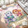 Custom Name Personalized PAW Patrol Print Carpet, Versatile Home Decor Rug, for Playroom, Apartment, Balcony, Entryway, Hallway Gift