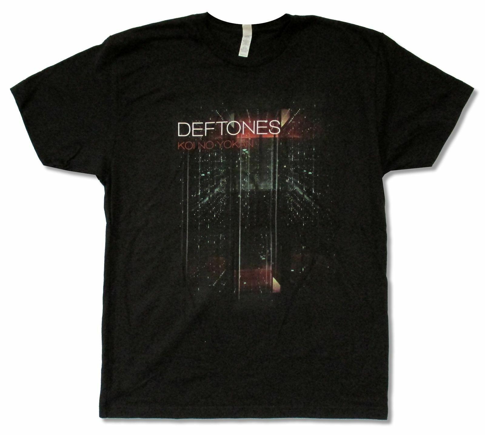 

Черные футболки унисекс Deftones Koi No Yokan Tour 2012