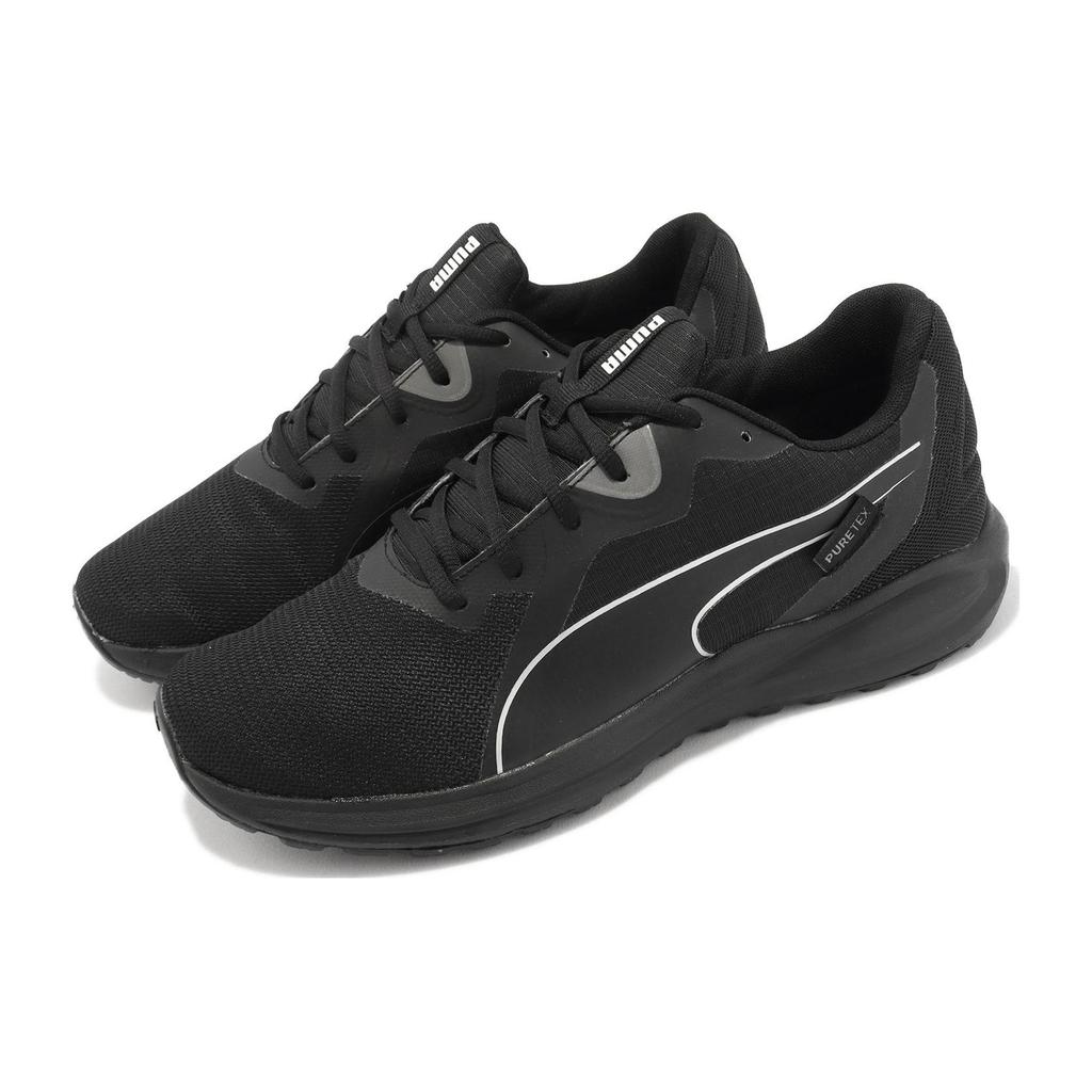 Puma Twitch Runner PTX Black White Unisex Sneakers 377506-01