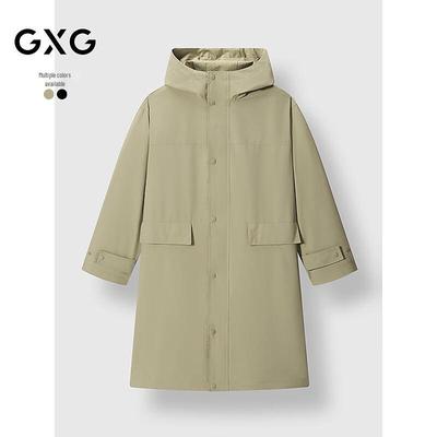 GXG Men's Commuter Hooded Mid-Length Jacket
