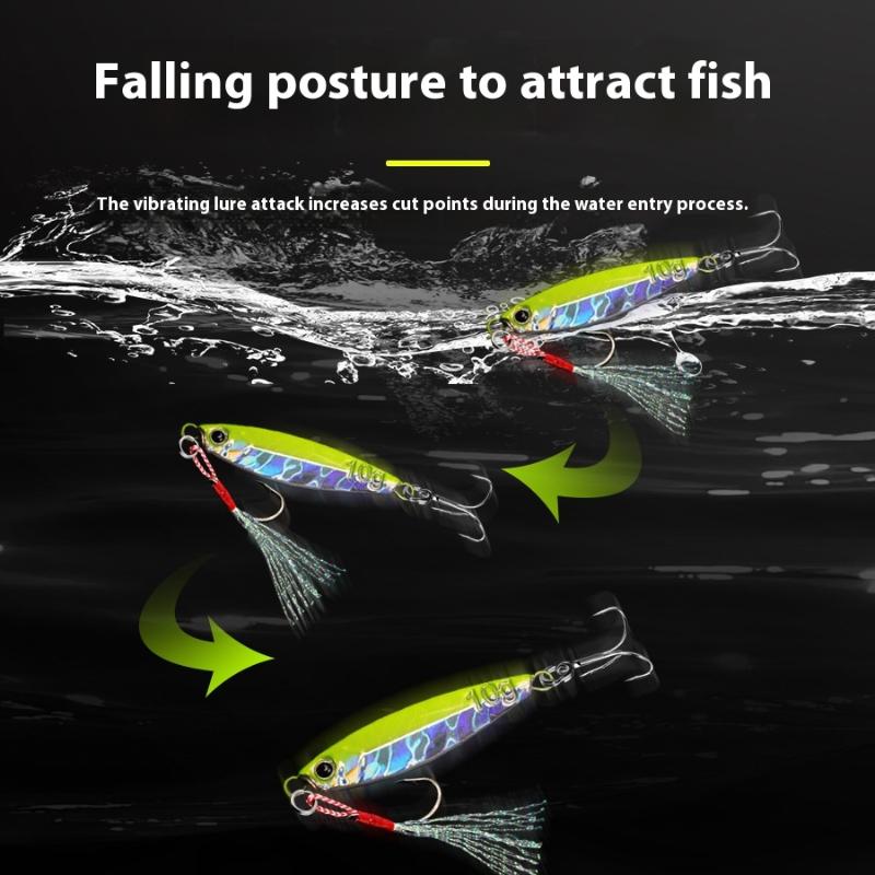 Multi Weight Metal Jig Baits 7/10/15/20/30G Deep Sea Bass Lure Saltwater Ice Fishing Artificial Jigging Fishing Accessories