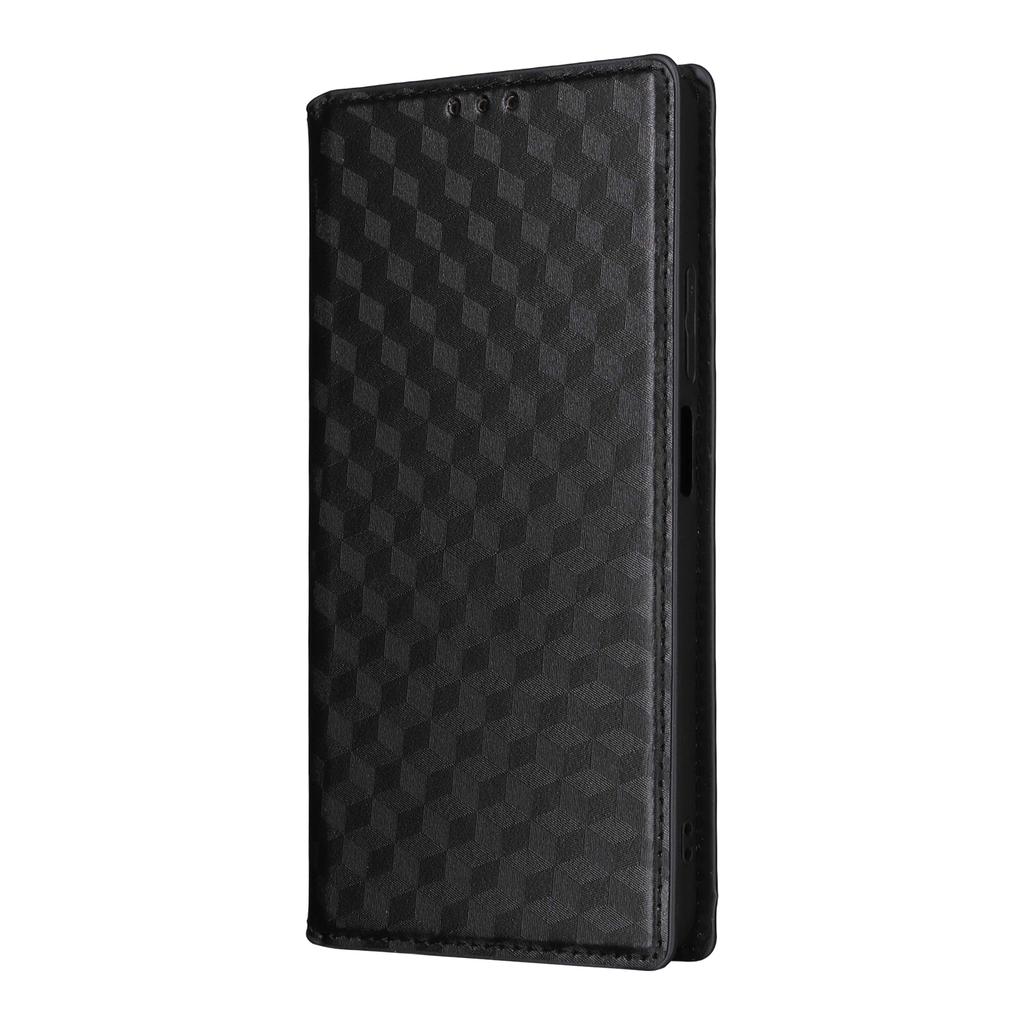 For Oppo A5 Pro 5G Case Wallet Rhombus Imprinted Leather Phone Cover