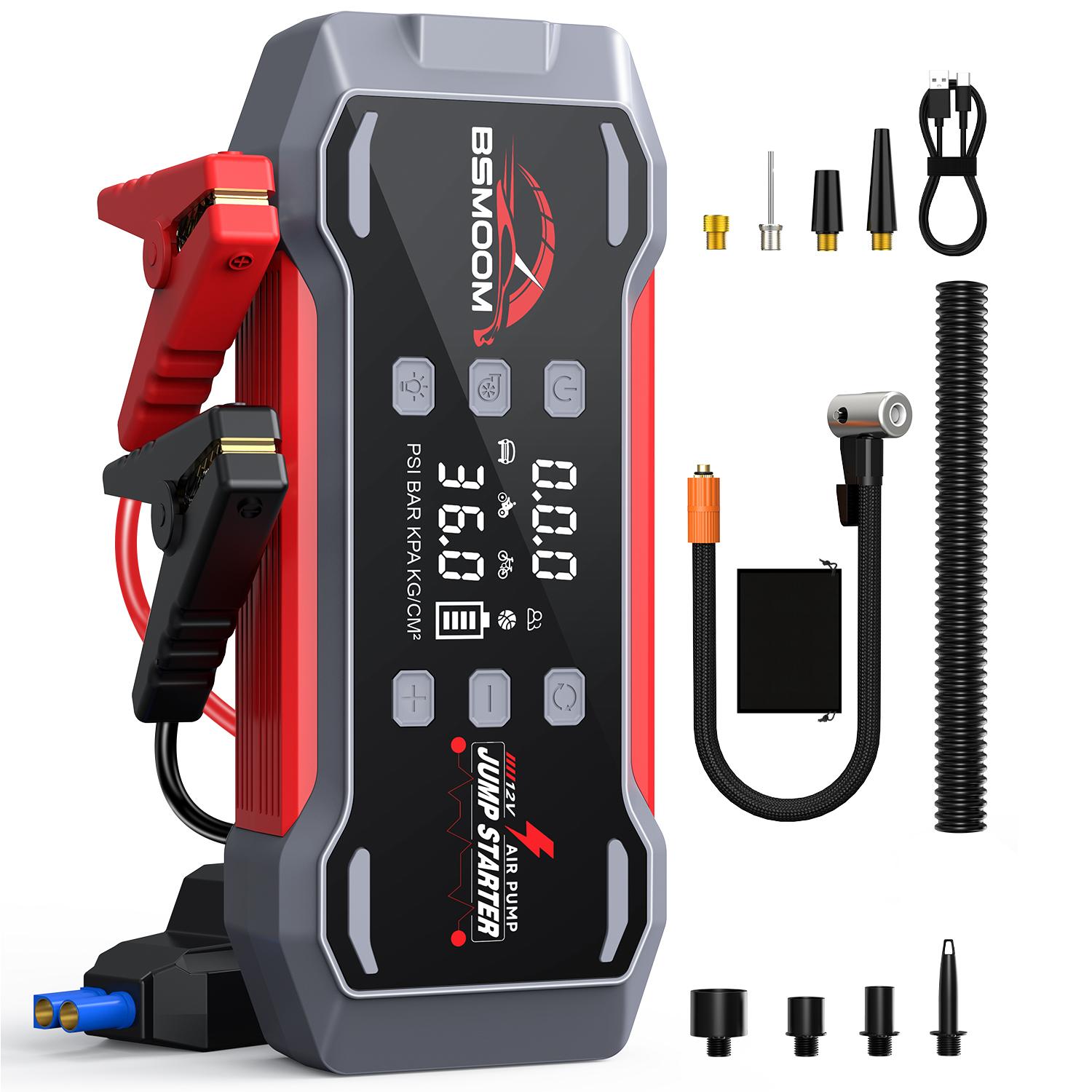 6-in-1 8000A Portable Emergency Jump Starter