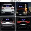 Devil's Eye Warning Lamp LED Smile Atmosphere Decorative USBPlug Car Windshield Lighting Accessories with11 Modes for Truck SUV