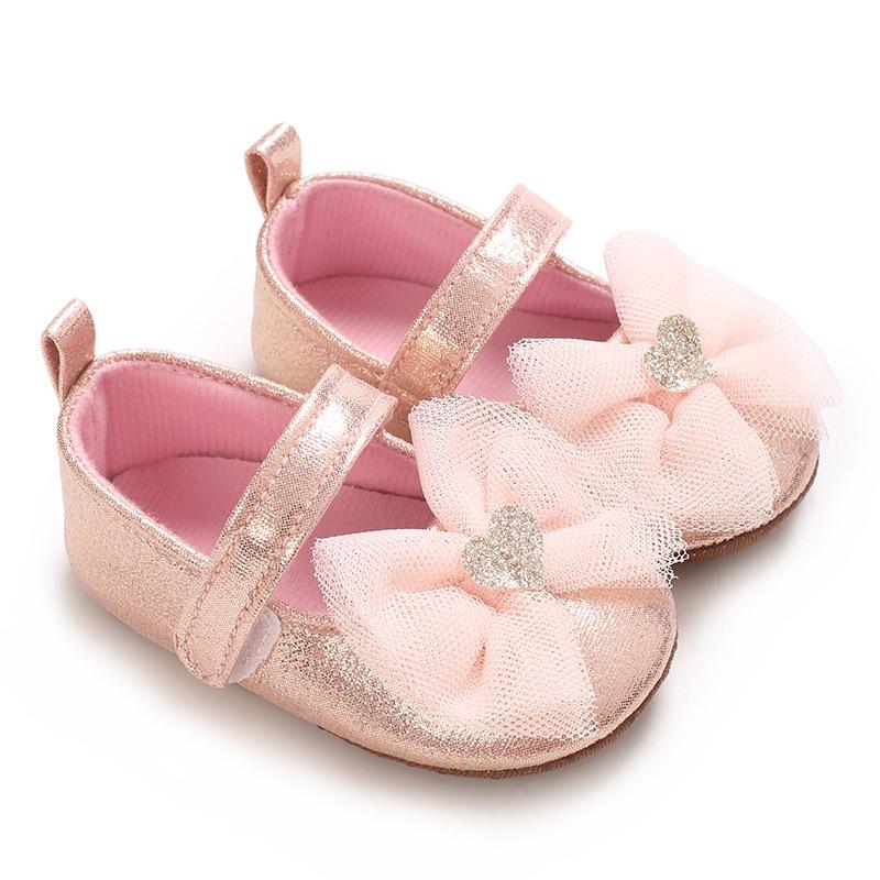 Infant Princess Bow Shoes: Soft Sole for 0-1 Year Old, Spring/Autumn
