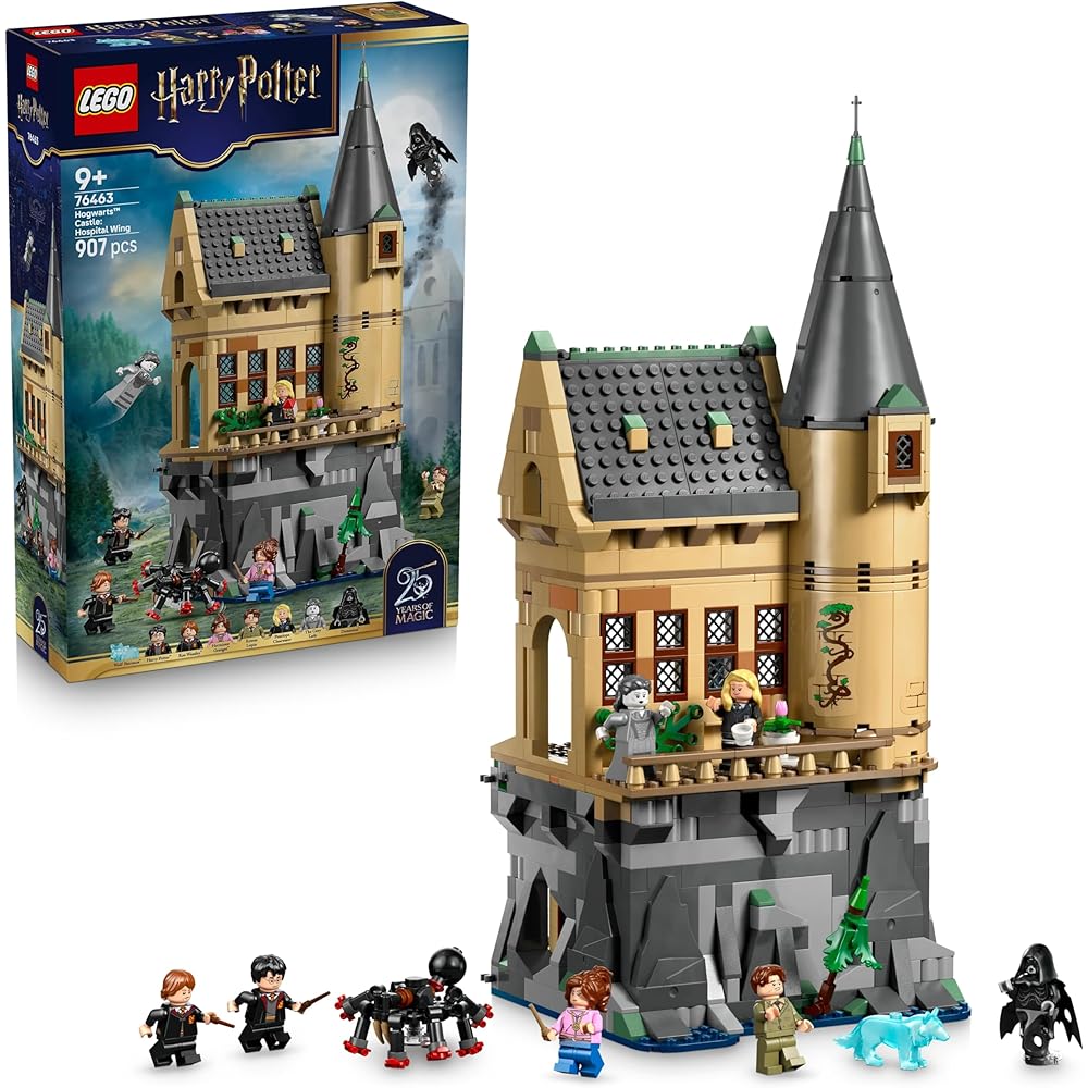 

LEGO Harry Potter Hogwarts Castle Hospital Wing Building Set 76463 Toy for Kids Ages 9-11