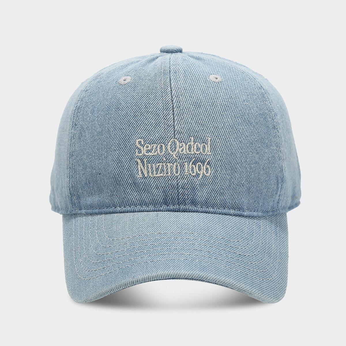 

Джинсовая бейсболка мужская женская вышивка буква джинсовая кепка снэпбек летняя спортивная хип-хоп кепка кепки унисекс небесно-голубой