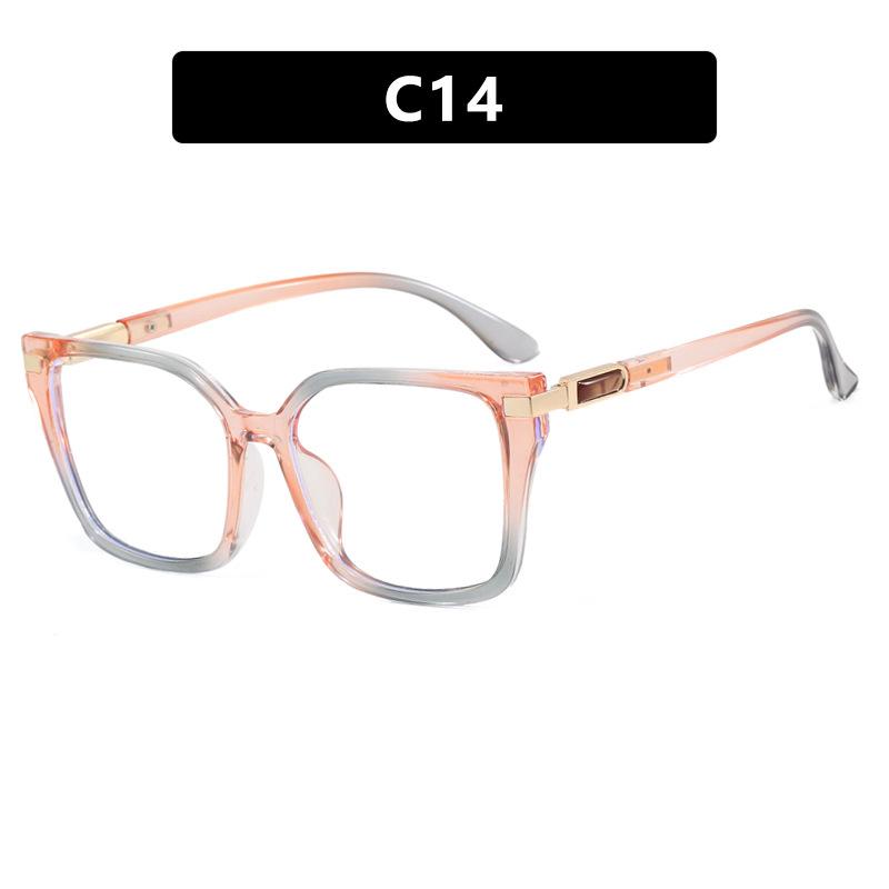 Square simple sunglasses color matching new retro European and American street shooting high-end sunglasses sunglasses personality